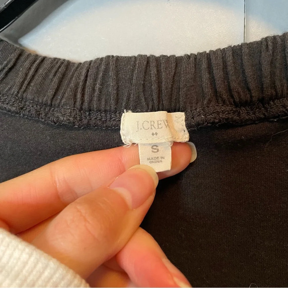 J.Crew black sleeveless ruffle trim vneck dress women’s size small - Picture 4 of 8